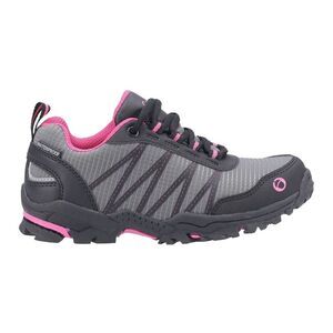 Cotswold Childrens/Kids Little Dean Lace Up Hiking Waterproof Sneaker / Pink/Gra